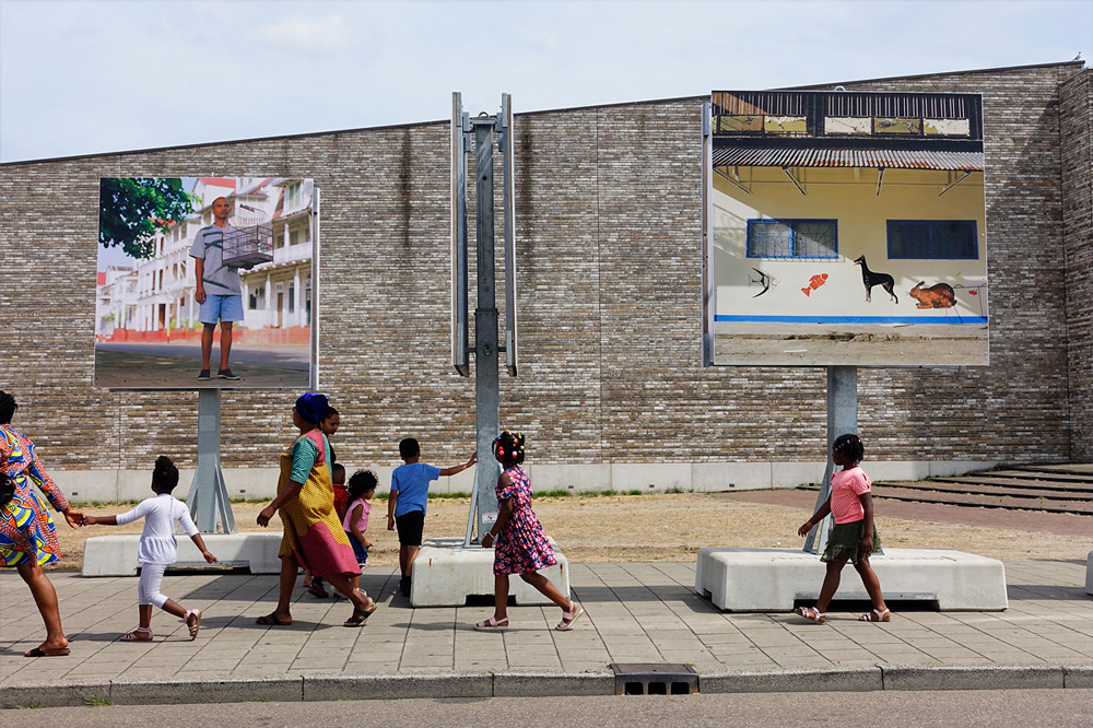 Installation view photo route bijlmer jacquie maria wessels